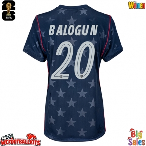 United States Folarin Balogun #20 Replica Away Stadium Shirt for Women World Cup 2026 Short Sleeve